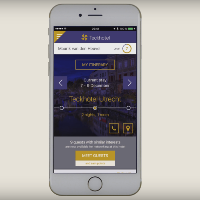 In-hotel Networking and Itinerary Assistant